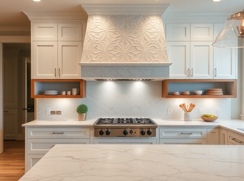 Kitchen Stucco Feature