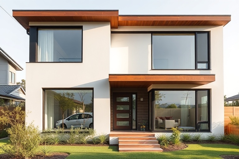 Modern Residential Stucco